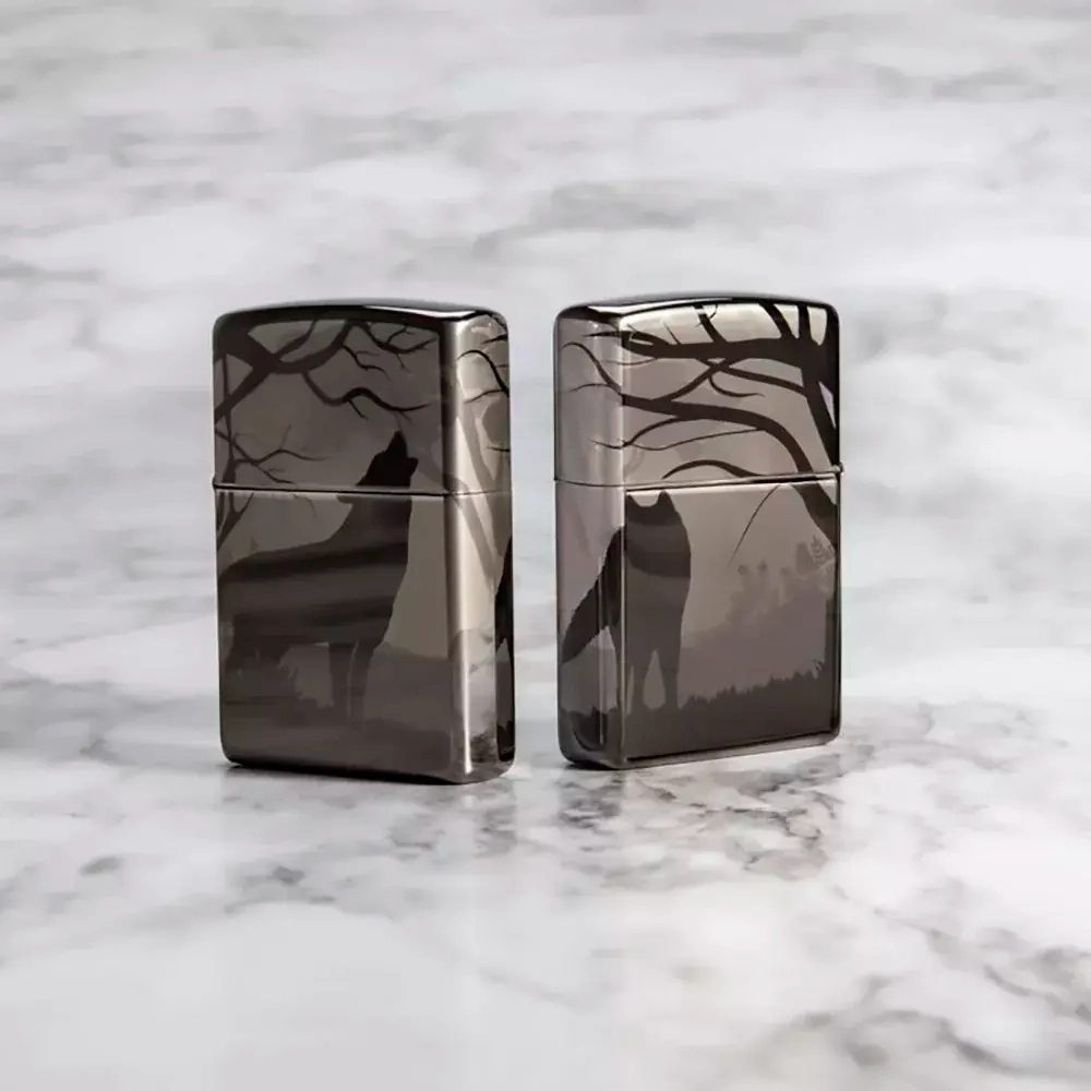 Зажигалка Zippo 49188 Classic, Black Ice