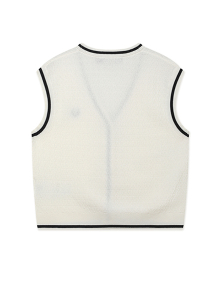Женский Жилет Button-through Textured Knit