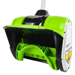 Greenworks GD40SS30K4 40В аккумуляторный снегоуборщик (1 x 4 Ач, ЗУ) ковш 30 см, выброс 6 м 2600807UB