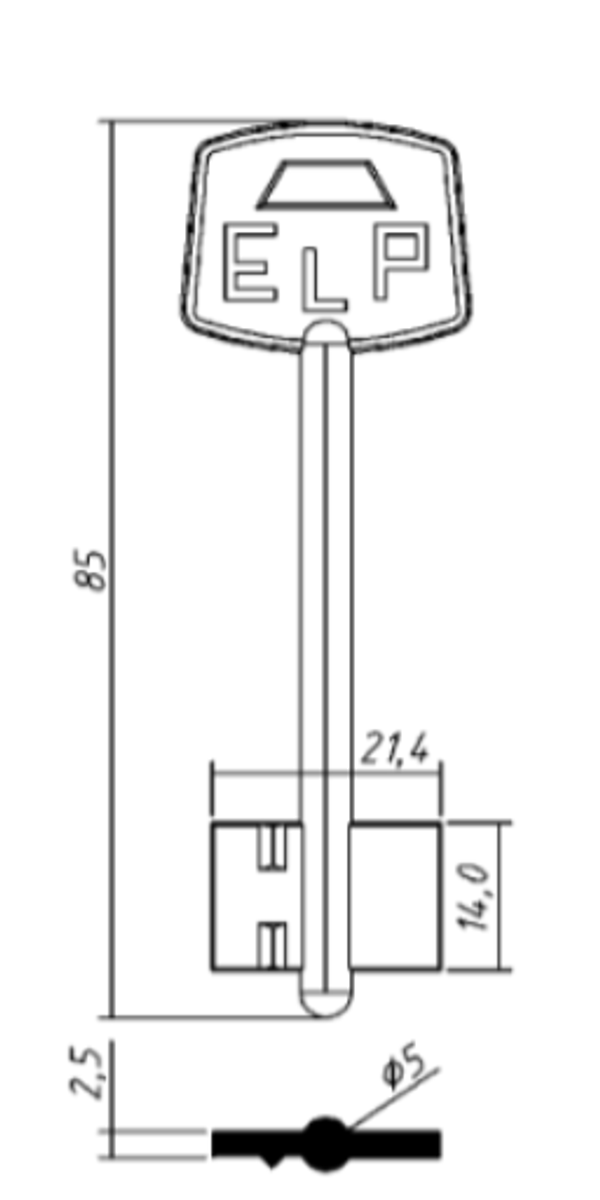 Заготовка дверняк ELP 1