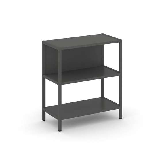 Shelf System Односекционный стеллаж двухярусный SN.STM-211 Антрацит/Металл Антрацит 810*400*879