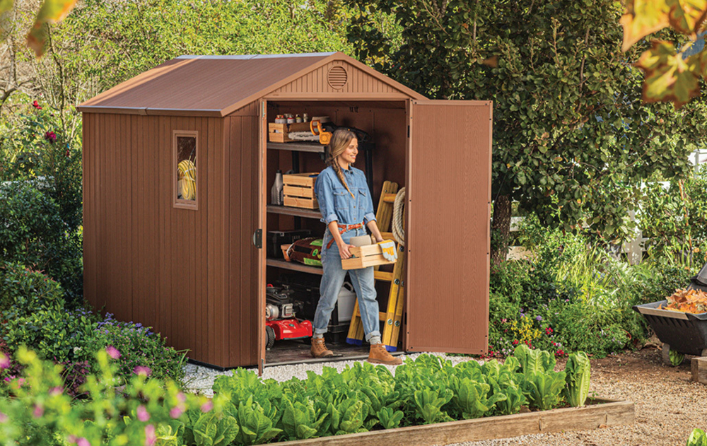 Пластиковый сарай Keter Darwin 6x8 brown