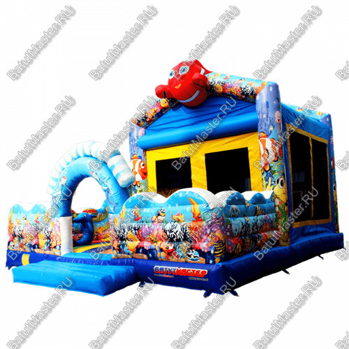Коммерческий надувной батут "Немо" 8*7*6 м