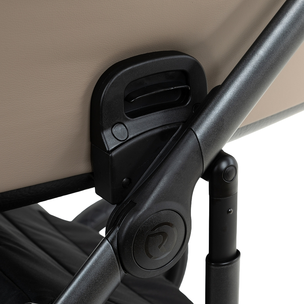 Коляска 2 в 1 Roan Bass Next 2.0 Leather, Cappucino