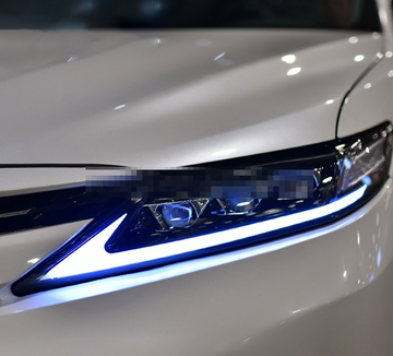 Передние светодиодные фары Тойота Камри V70 2019-2022 V1 type [Комплект Л+П; FULL LED; яркие ходовые огни; динамичный поворотник]