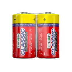 Батарейки Трофи R20-2S CLASSIC HEAVY DUTY Zinc