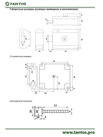 Замок электромоторный TS-elMotor