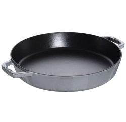 STAUB - Сковорода для паэльи чугунная 34см серая (2 сорт) / артикул   40511-072-5  / GTIN 3272340020544