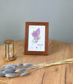 Фоторамка 10х15 см, коричневая, арт. 1015.659459