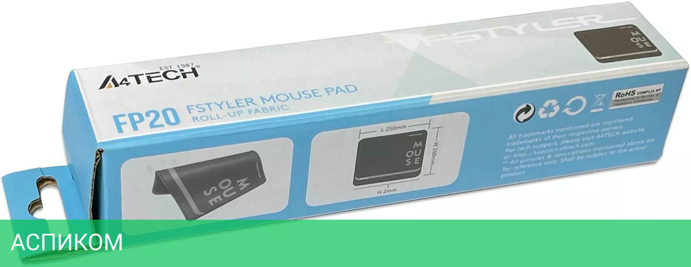 Коврик для мыши A4Tech FStyler FP20 Silver