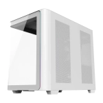 Корпус FSP M580-WP, Panoramic ATX Mid Tower, ATX(BTF), M-ATX, Mini-ITX, USB3.0 x 2, Type-C, Curved Glass, White