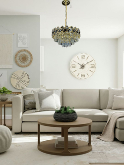 Люстра Lanbos, E14, 6 лампочек, мощность 240Вт, золотая, для кухни/спальни/гостиной