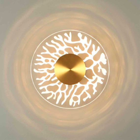 Настенный светодиодный светильник Odeon Light Midcent Solaris 6627/9WL