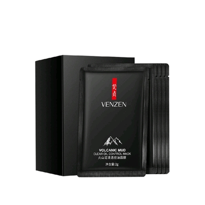 Очищающая вулканическая маска для лица набор VENZEN, 30 шт* 2 гр.