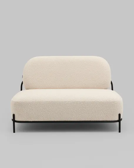 Диван Midnight молочное букле