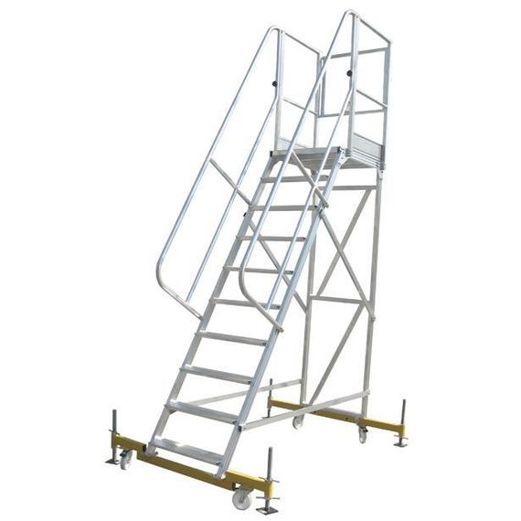 Вышка - стремянка разборная на колесах (150кг+150кг) MEGAL ВС2-2.5