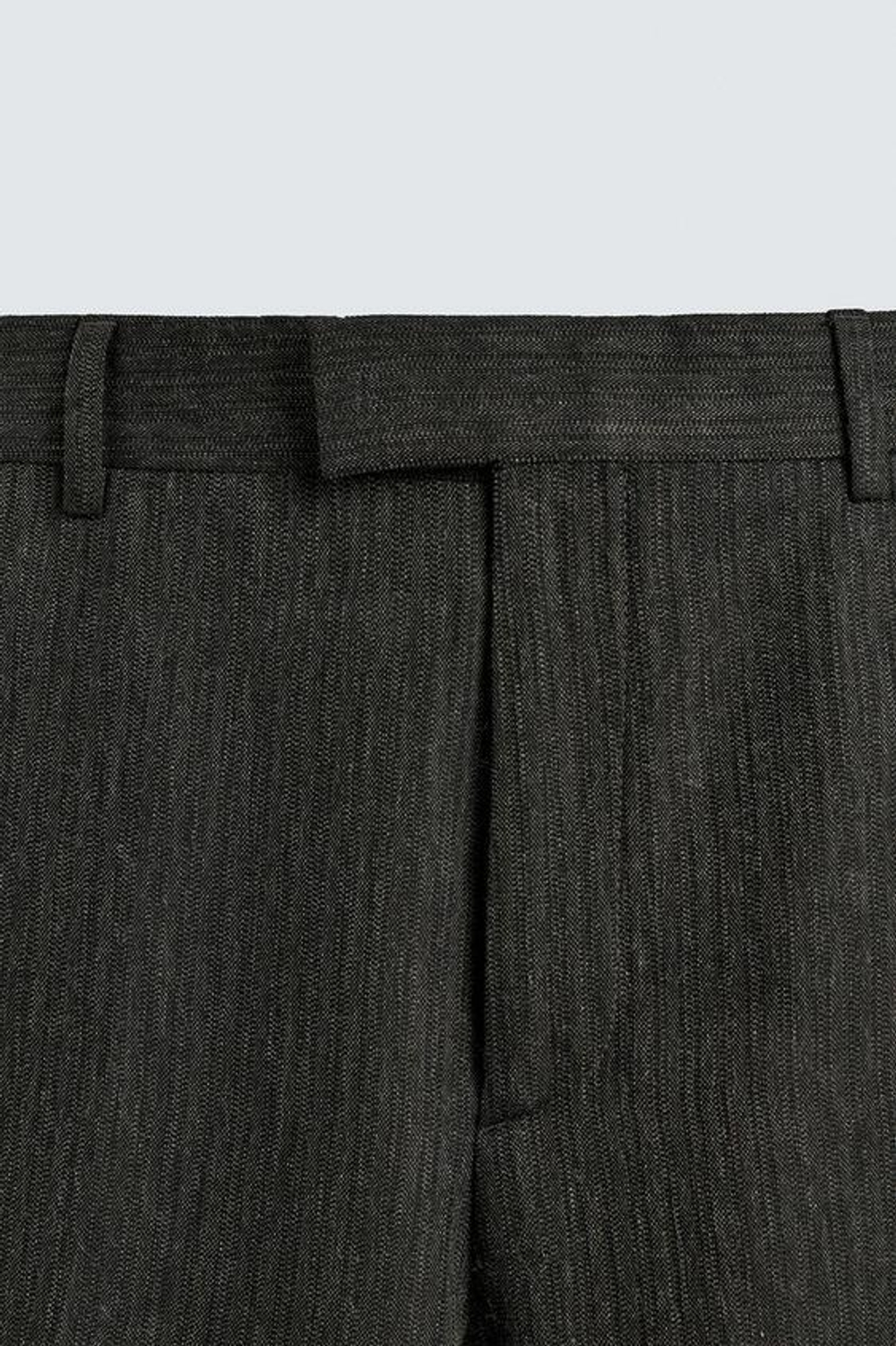 ZARA БРЮКИ FLARE FIT - LIMITED EDITION, ЗЕЛЕНОВАТЫЙ