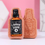 Бомбочка для ванны «С Новым годом!» с ароматом темного шоколада - 140 гр.