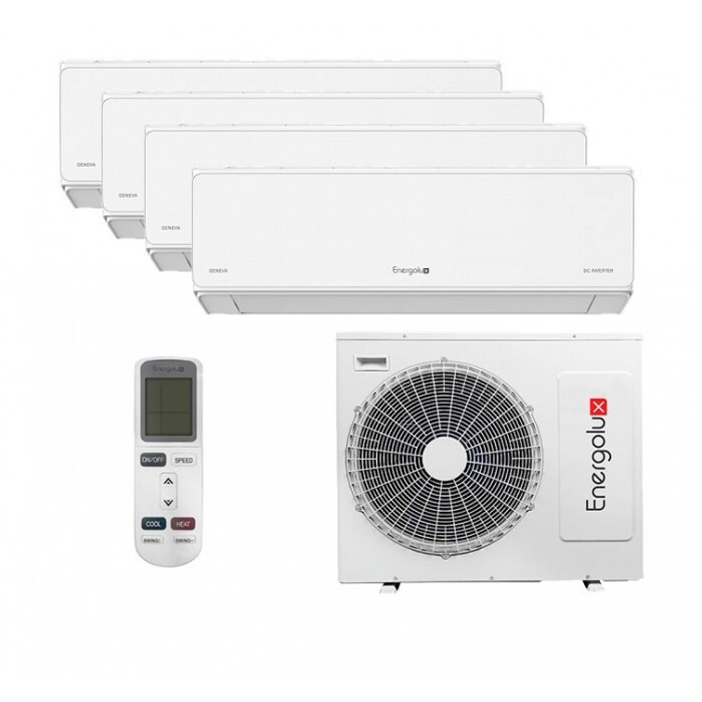 Мульти сплит-система Energolux на 4 комнаты (25+25+25+25 кв.м.) Geneva