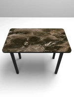 Обеденный стол "Мрамор Королевский" 100х70 см