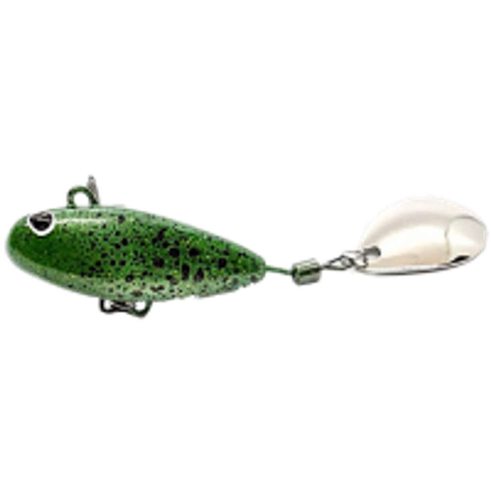 Тейл-спиннер UF Studio Hurricane Long 40мм 32гр Perl Green