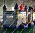 Коммерческий надувной батут "Замок Мерлина", размер 4*4*4 м