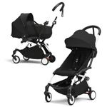 Коляска Stokke YOYO3 Newborn Shell рама белая White 2 в 1 Black