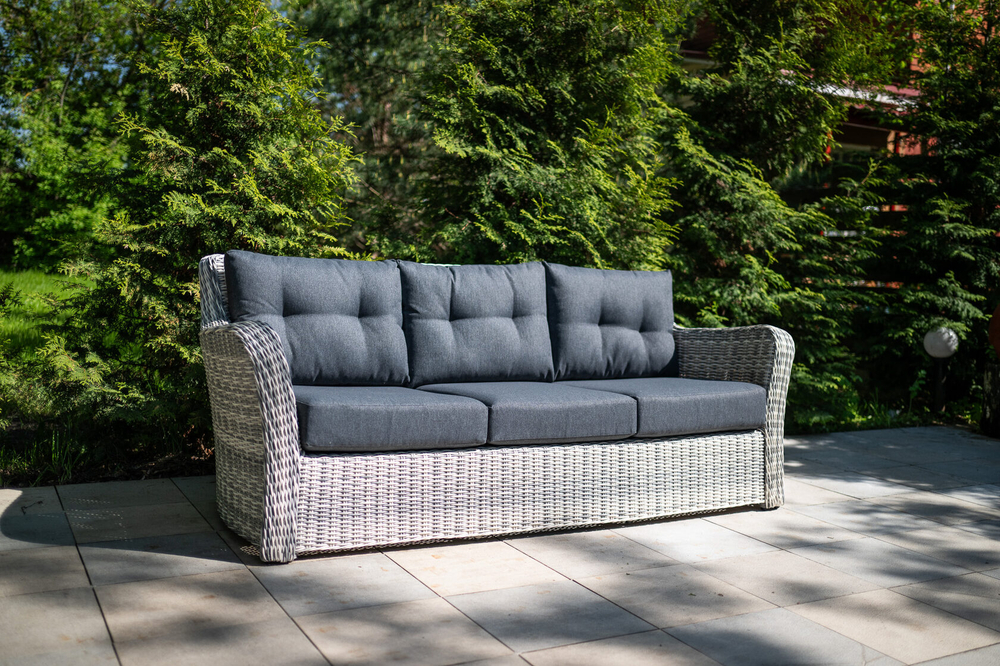 Диван 3‑местный Besta Fiesta ВЕНЕЦИЯ, серый