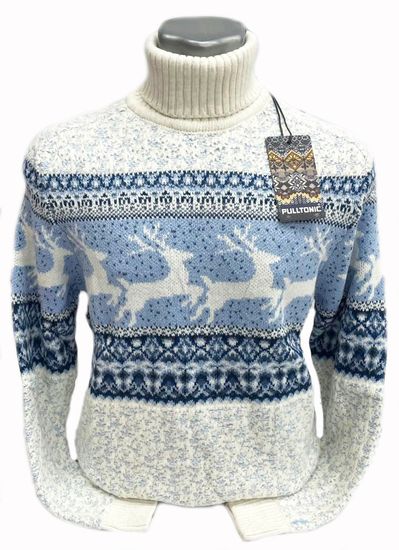 p-p 54-58. Pulltonic из шерсти и кашемира "Олешки". BATAL