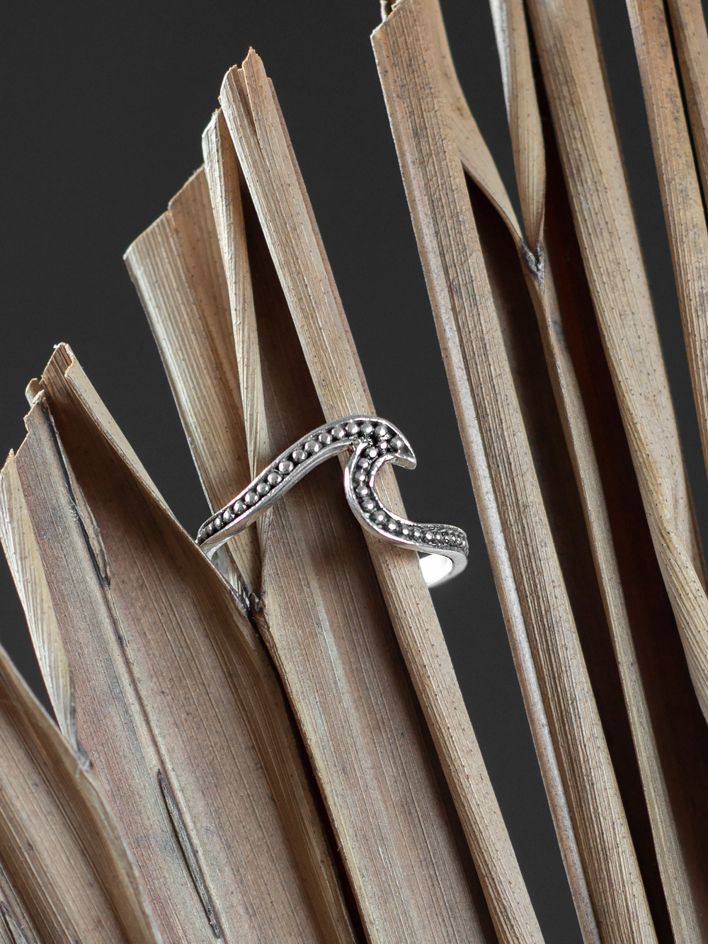 Кольцо ВОЛНА-4, серебро