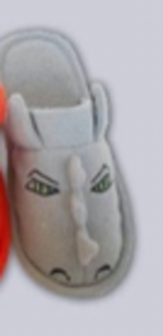 Тапочки домашние женские «Дракоша», цвет серый, верх-флис, подклад-флис, р. 40