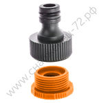 Набор для полива с растягивающимся шлангом 22м Вихрь