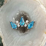 5K Rhombic Aqua & Crystal