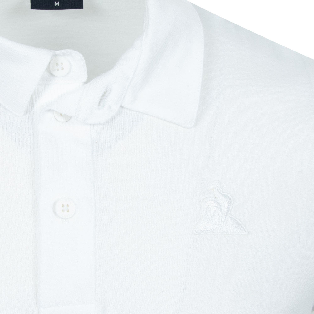 Мужское теннисное поло Le Coq Sportif ESS T/T Polo SS No.1 M - optical white