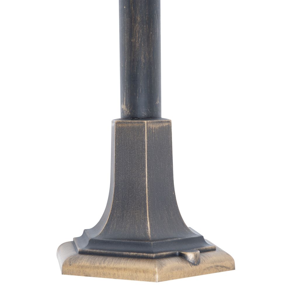 UUL-A01T 60W-E27 IP44 BRONZE Светильник уличный. под лампу Е27. Архитектурный напольный. Цвет корпуса бронзовый. TM Uniel