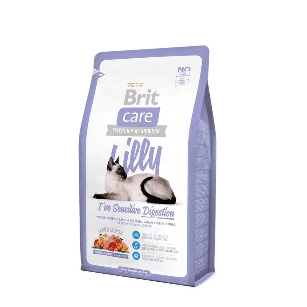 Brit Care Cat Lilly Sensitive Digestion 0.4 сухой д/кошек с чувствительным пищеварением
