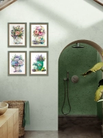 Картины на стену интерьерные 21*27 см 4 шт.