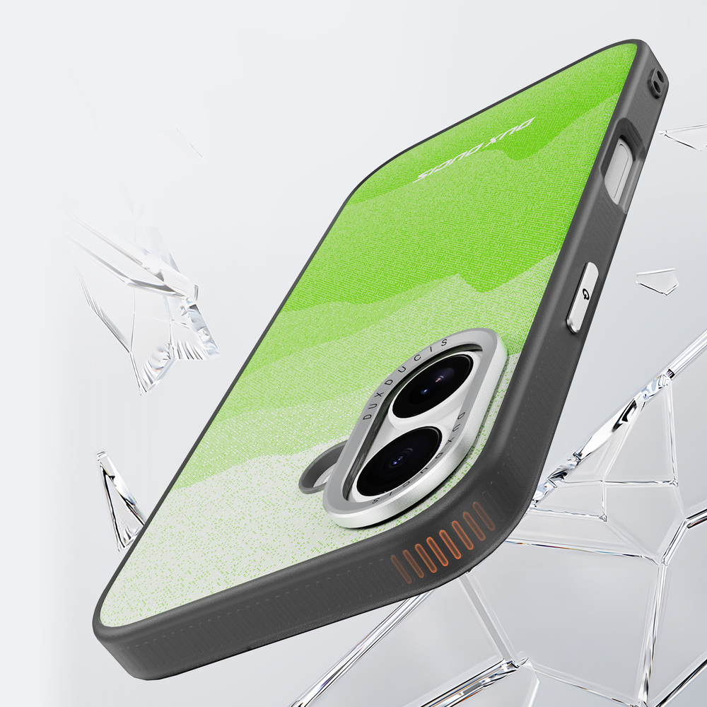 Чехол с MagSafe зеленого цвета от Dux Ducis для iPhone 17, серия Moro Series Magnetic Case