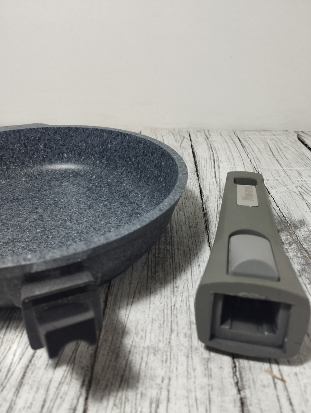 Сковорода АП 180мм глуб съемн р Premium grey 018901