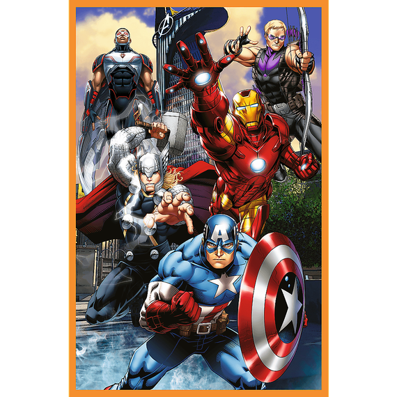 Puzzles - &quot;3x80&quot; - Days full of action / Disney Marvel The Avengers_FSC Mix 70%