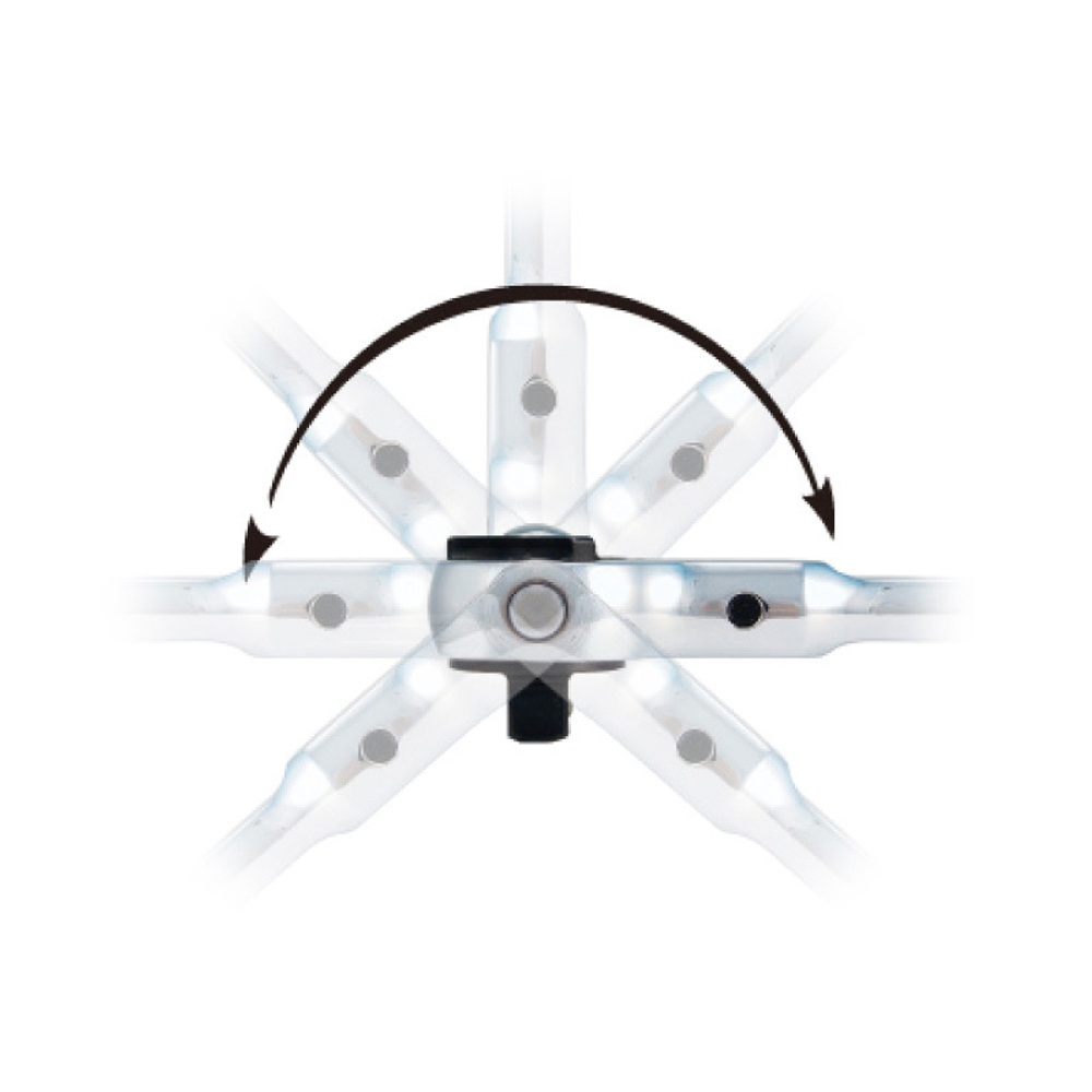 KING TONY (4752-12G) Трещотка 1/2", 312 мм, 72 зубца, дисковый механизм, поворотная голова с кнопкой