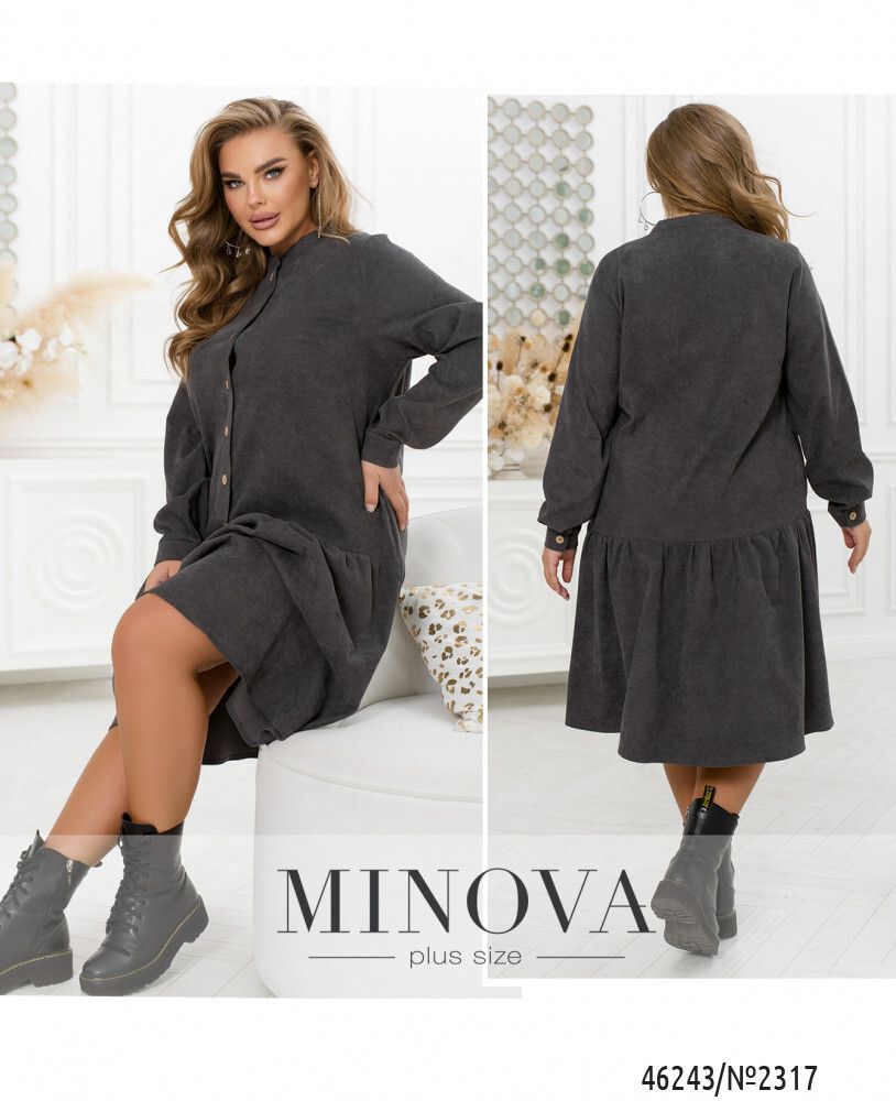 Платье 2317-графит Minova