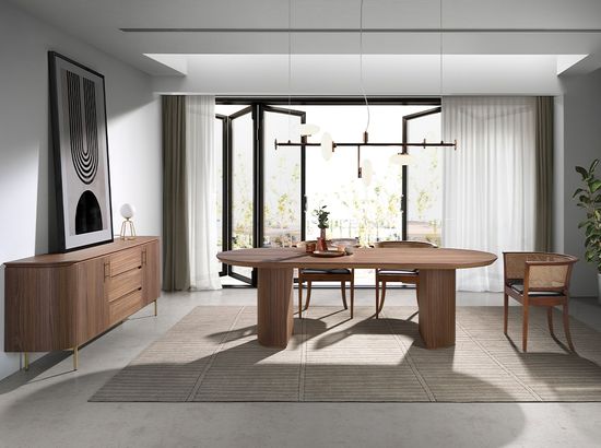 Обеденный стол 1104/413T из орехового дерева Испания 