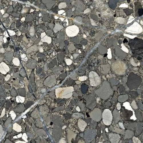 Керамогранит Для стен и пола PRIMAVERA/IND Arseno Nero CR106 carving 600х600х9 1,44/51,84