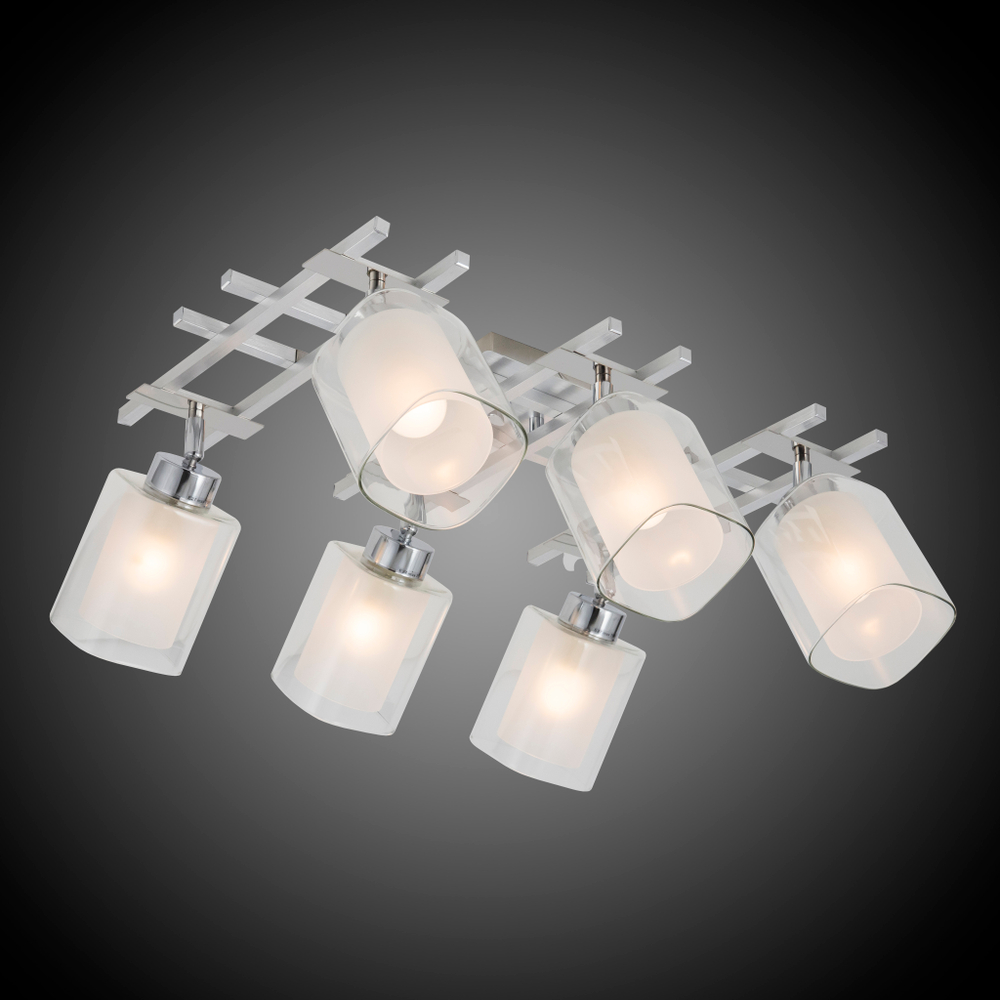 Citilux Риволи CL104160 Люстра с поворотными плафонами Алюминий