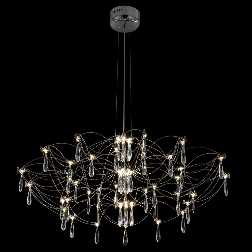 Citilux ASTER CL208010 LED Хрустальная люстра с пультом