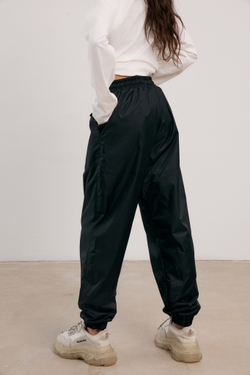 Джоггеры утеплённые, черные