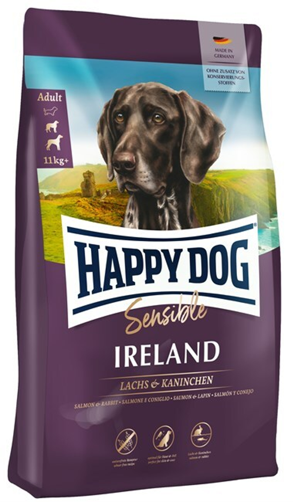 Happy Dog Sensible Ireland (лосось, кролик)