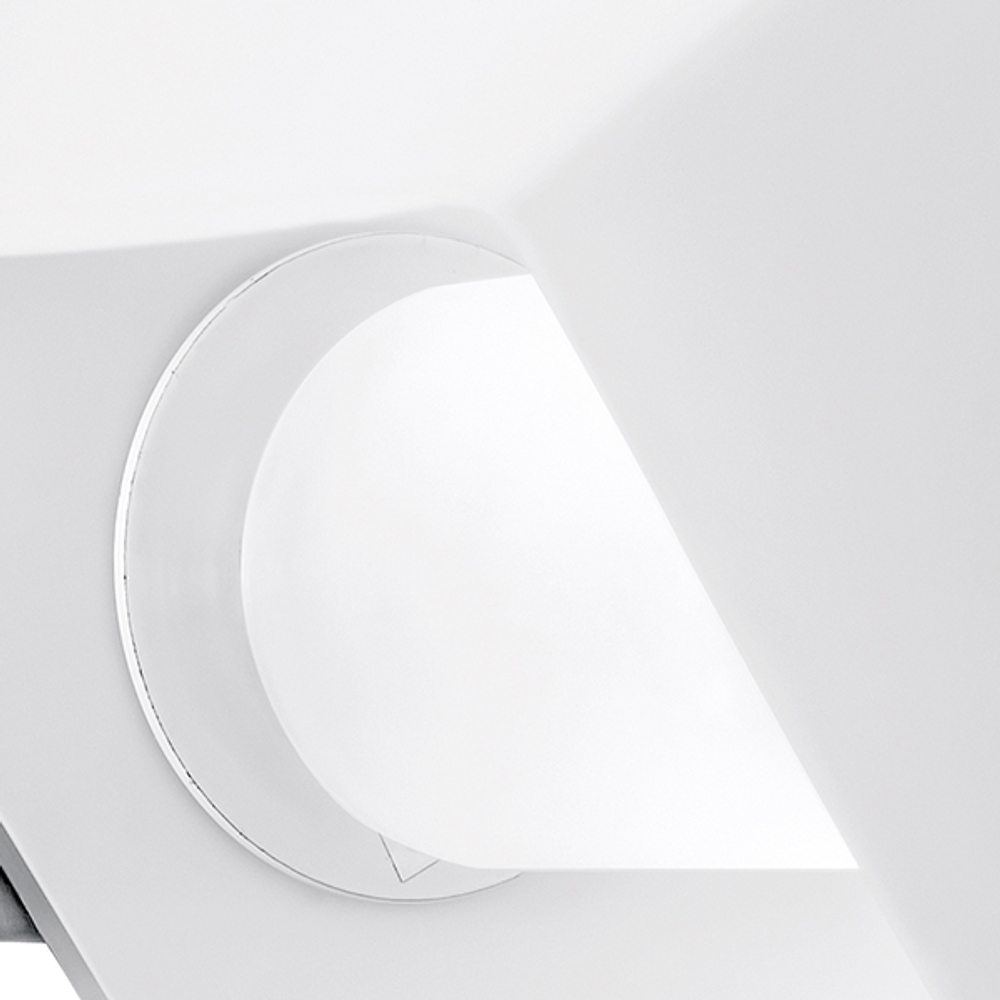 801610 Светильник настенный PEZZO 1х40W G9 ХРОМ/БЕЛЫЙ