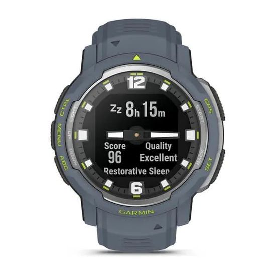 Умные часы Garmin Instinct Crossover - Standard Edition, синий гранит